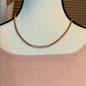 Michael Kors Rose Gold and crystal Necklace